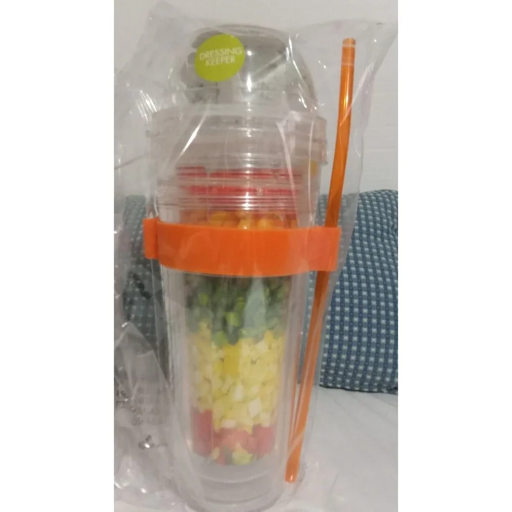 Rove 2 in 1 Travel Salad Keeper & Tumbler Orange